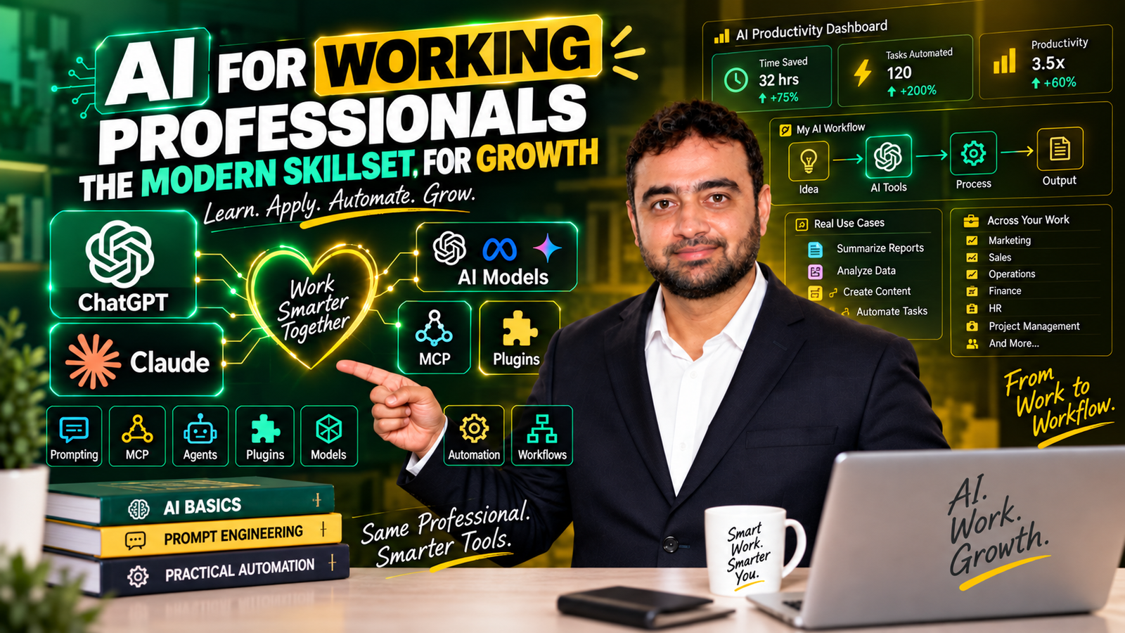 AI Beyond the Chatbox: AI Foundations for Aspiring/Working Professionals
